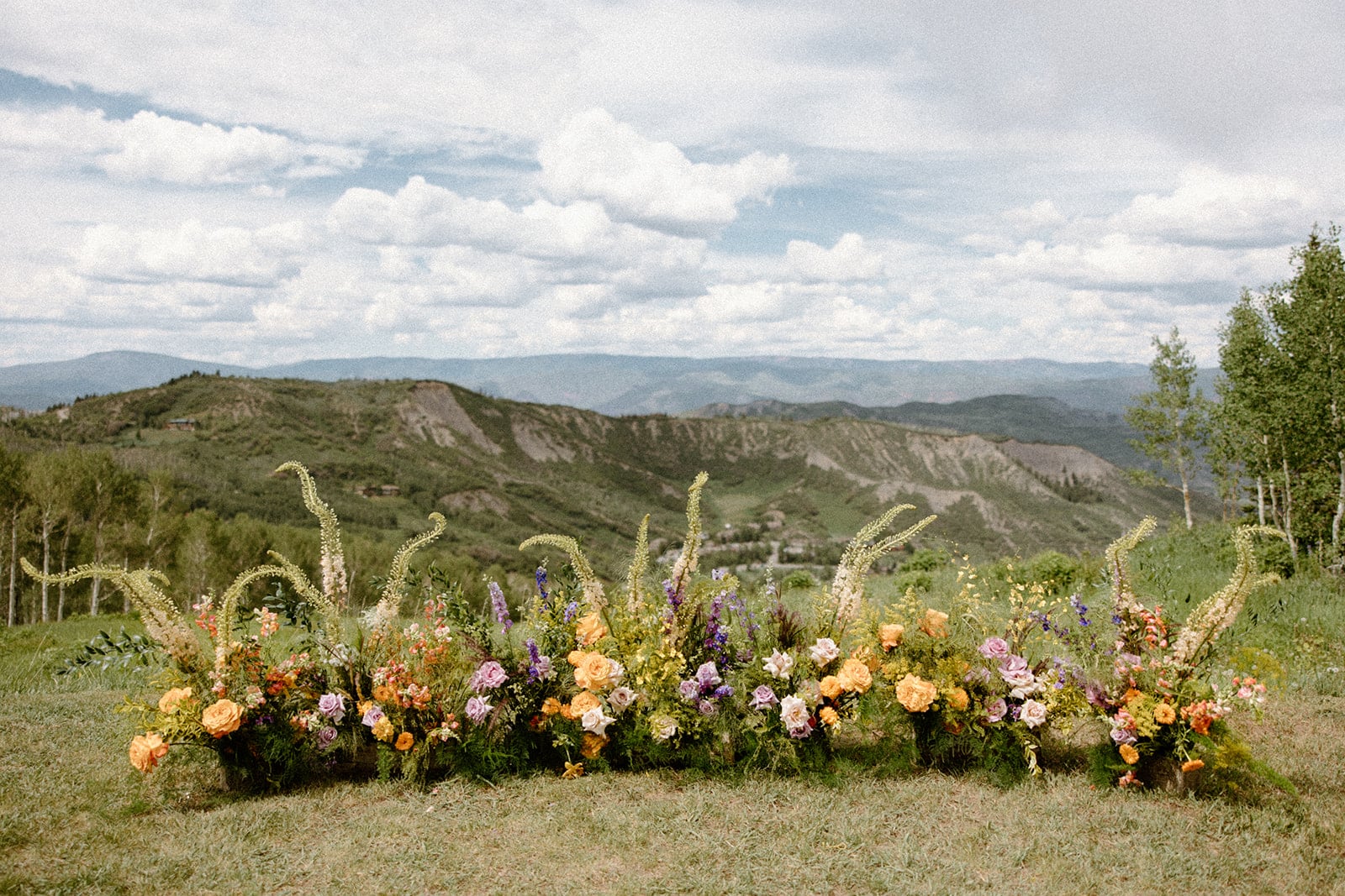 Romantic, Whimsical Summer Wedding in Aspen, Colorado
