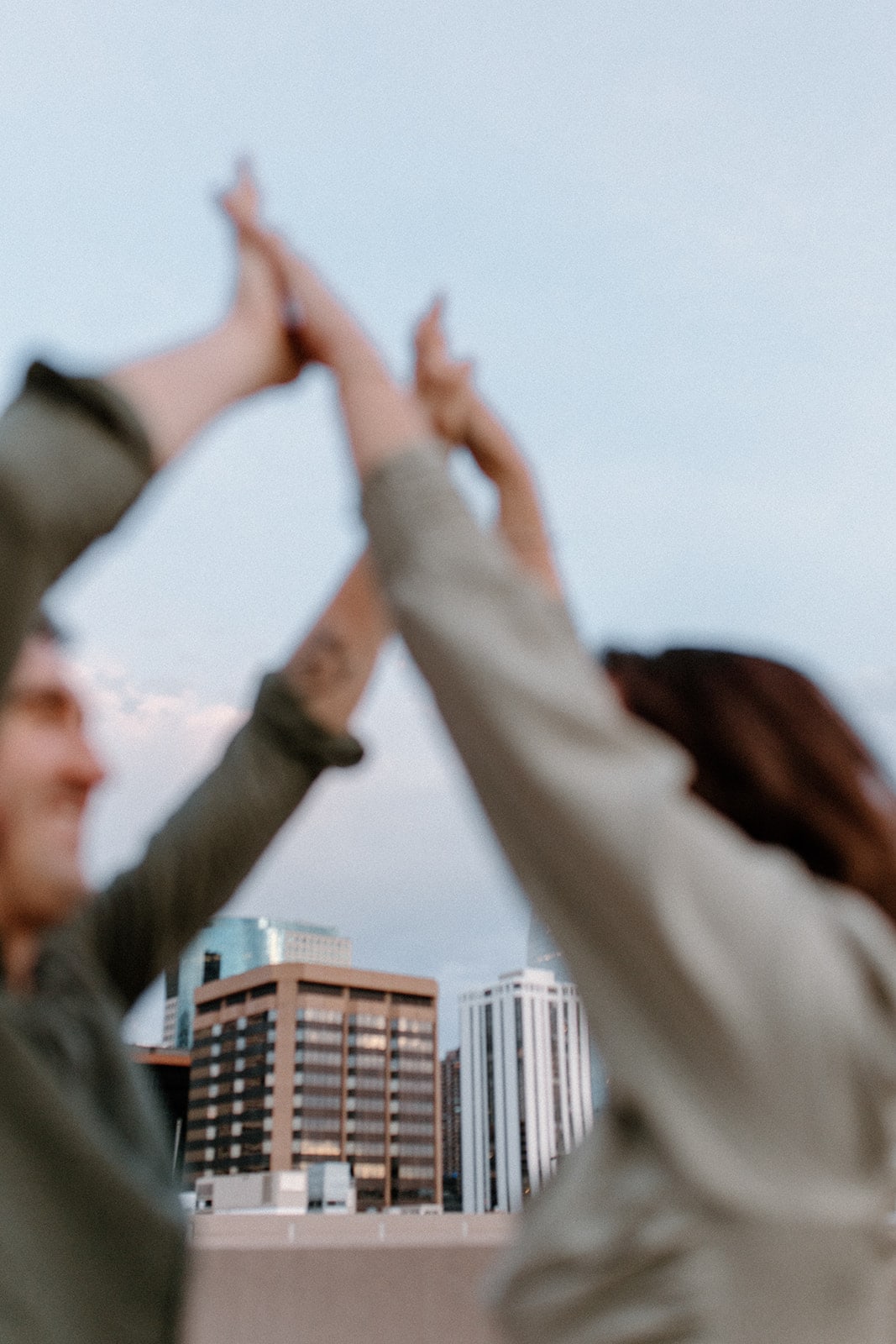 A Picnic + Downtown Engagement Photos in Denver, CO