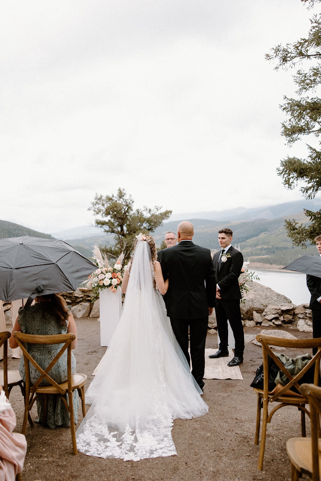 Intimate, Rainy Sapphire Point Wedding